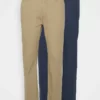 Pier One Uomo 2 PACK - Chino - Dark Blue/tan 2 Pier One Uomo 2 PACK - Chino - Dark Blue/tan -Moda Perfetta 472e3d2a78034dfab71f28de5f17fceb