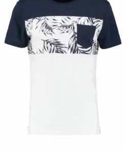 Pier One Uomo T-shirt Con Stampa - Navy/white -Moda Perfetta 47b4ab3d2c9640d7935fd8f2a2962d5a