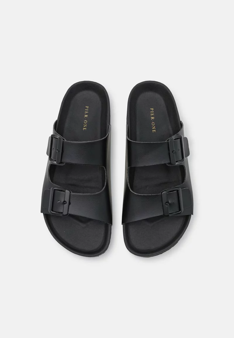 Pier One UNISEX - Pantofole - Black 9 Pier One UNISEX - Pantofole - Black - immagine 7