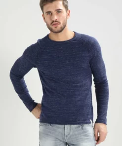 Pier One Uomo Maglione - Mottled Blue