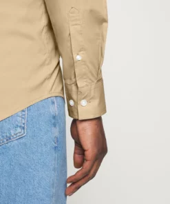 Pier One Uomo Camicia - Camel -Moda Perfetta 49e91d7f82274a1c9202941348a096ca