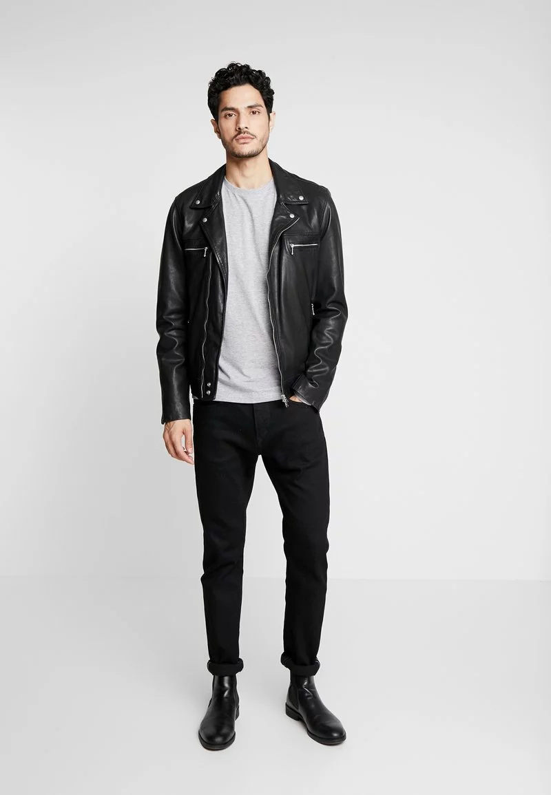 Pier One Uomo Maglietta A Manica Lunga - Mottled Grey 4 Pier One Uomo Maglietta A Manica Lunga - Mottled Grey - immagine 2