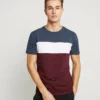 Pier One Uomo T-shirt Con Stampa - Bordeaux / Dark Blue -Moda Perfetta 4b3dafcec25c471fabe30e21c69b1ebf