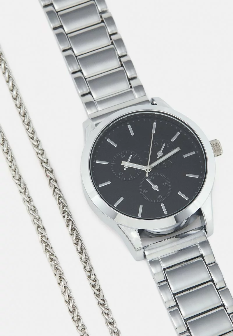 Pier One SET UNISEX - Orologio - Silver-coloured 7 Pier One SET UNISEX - Orologio - Silver-coloured - immagine 5