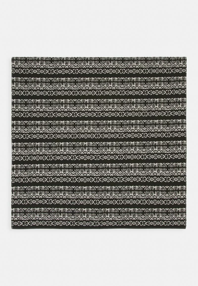 Pier One BANDANAS 3 PACK UNISEX - Foulard - Black/khaki/blue 5 Pier One BANDANAS 3 PACK UNISEX - Foulard - Black/khaki/blue - immagine 3