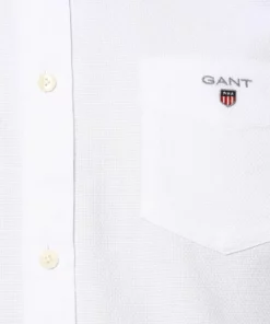 GANT Uomo Hemd - Weiß -Moda Perfetta 4c08b39fdec74abdbf43ecd6551260f6