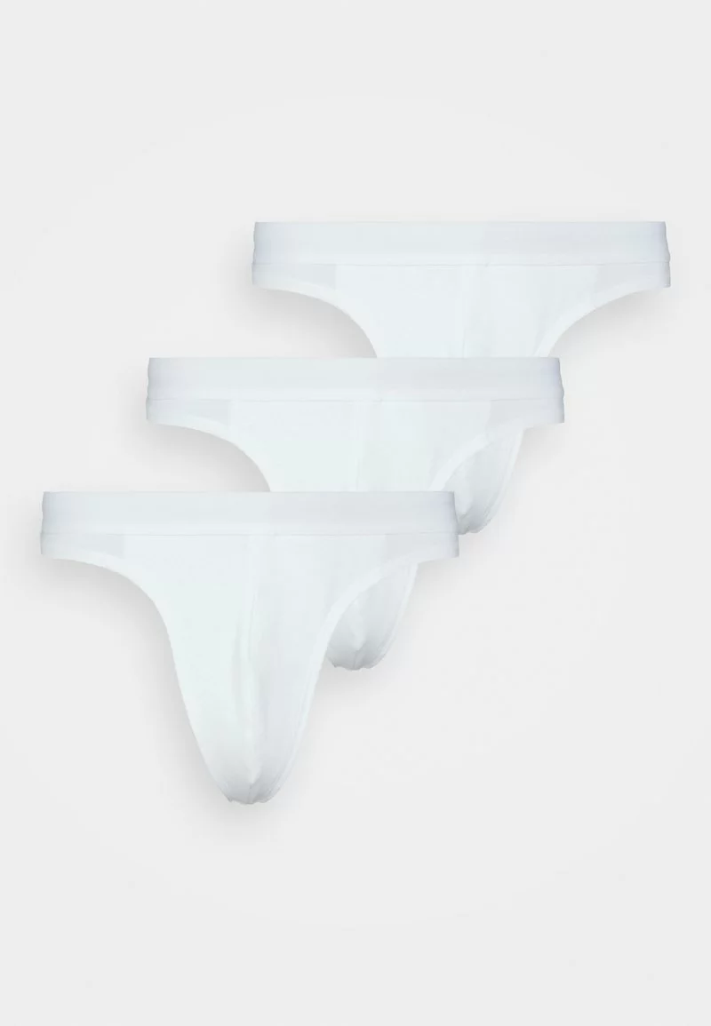 Pier One Uomo 3 PACK - Slip - White 3 Pier One Uomo 3 PACK - Slip - White