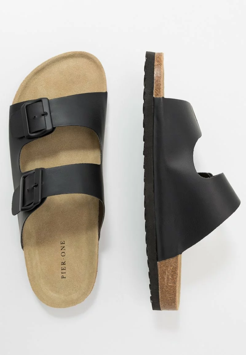 Pier One Uomo UNISEX - Pantofole - Black 7 Pier One Uomo UNISEX - Pantofole - Black - immagine 5