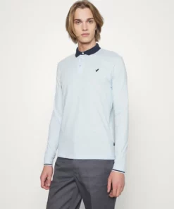 Pier One Uomo MUSCLE FIT - Polo - Light Blue