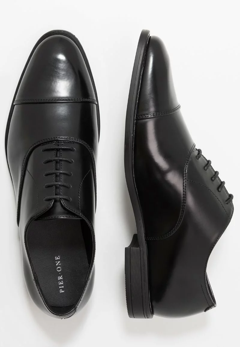 Pier One Uomo Stringate Eleganti - Black 4 Pier One Uomo Stringate Eleganti - Black - immagine 2