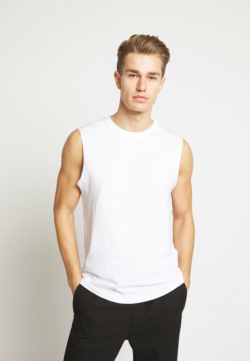 Pier One Uomo 3 PACK - T-shirt Basic - Grey/white/black 4 Pier One Uomo 3 PACK - T-shirt Basic - Grey/white/black - immagine 2