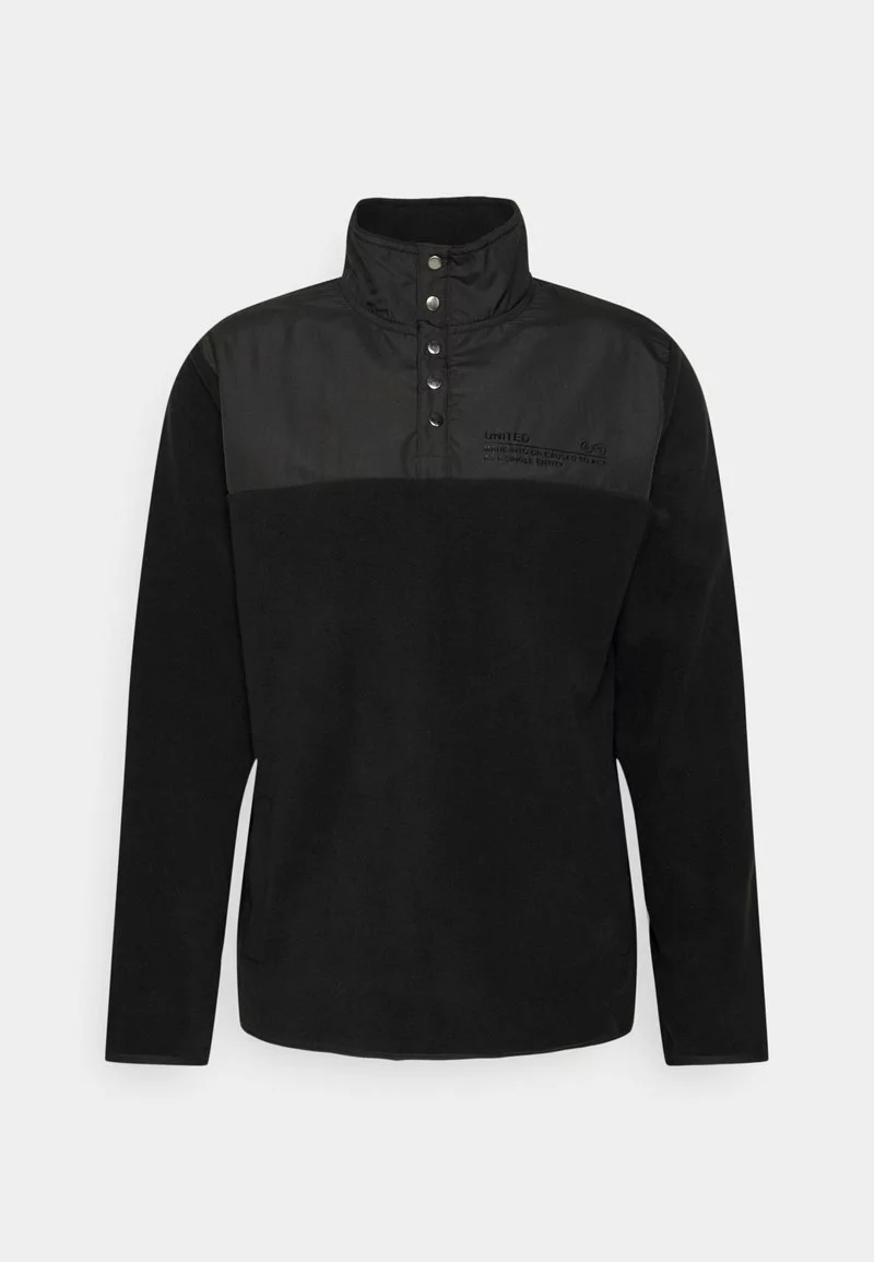 Pier One Uomo FABRIC BLOCK TROYER - Felpa In Pile - Black 3 Pier One Uomo FABRIC BLOCK TROYER - Felpa In Pile - Black