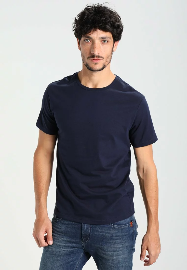 Pier One Uomo T-shirt Basic - Dark Blue 3 Pier One Uomo T-shirt Basic - Dark Blue