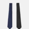Pier One Uomo 2 PACK - Cravatta - Black/blue 2 Pier One Uomo 2 PACK - Cravatta - Black/blue -Moda Perfetta 52ccbfd765ba4251a508ed4ebd20f762