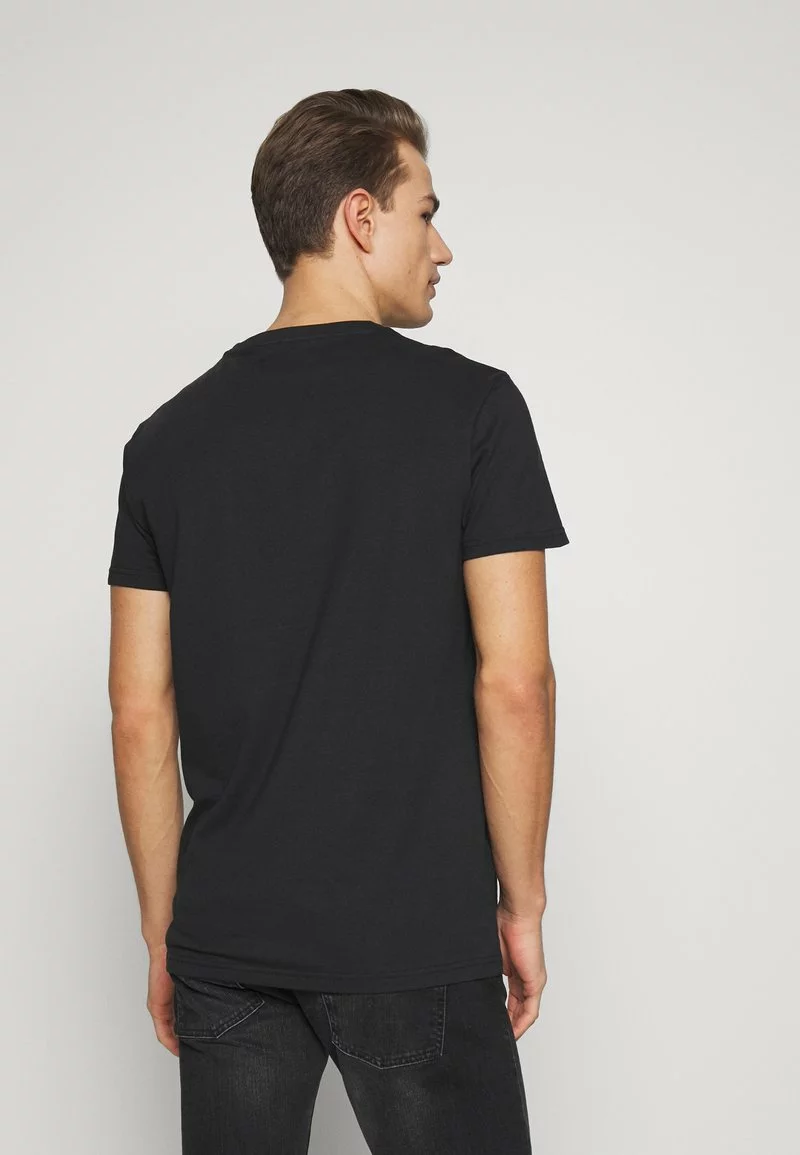 Pier One Uomo T-shirt Basic - Black 5 Pier One Uomo T-shirt Basic - Black - immagine 3