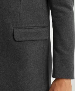 Pier One Uomo Cappotto Classico - Mottled Grey 11 Pier One Uomo Cappotto Classico - Mottled Grey -Moda Perfetta 540274af34224064b6902721c9f339db