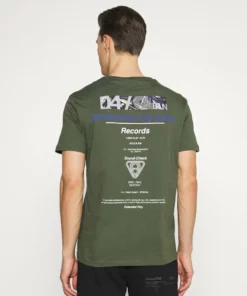 Pier One Uomo T-shirt Con Stampa - Green