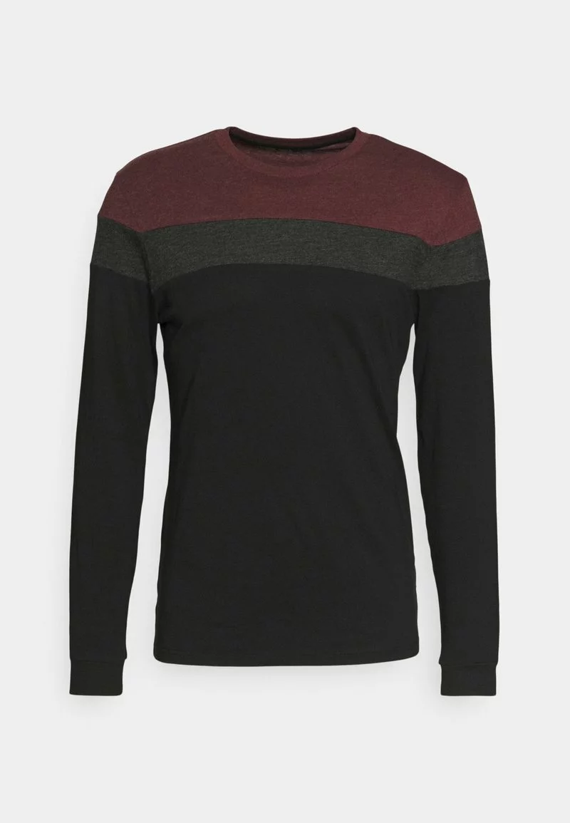 Pier One Uomo Maglietta A Manica Lunga - Bordeaux/dark 7 Pier One Uomo Maglietta A Manica Lunga - Bordeaux/dark - immagine 5