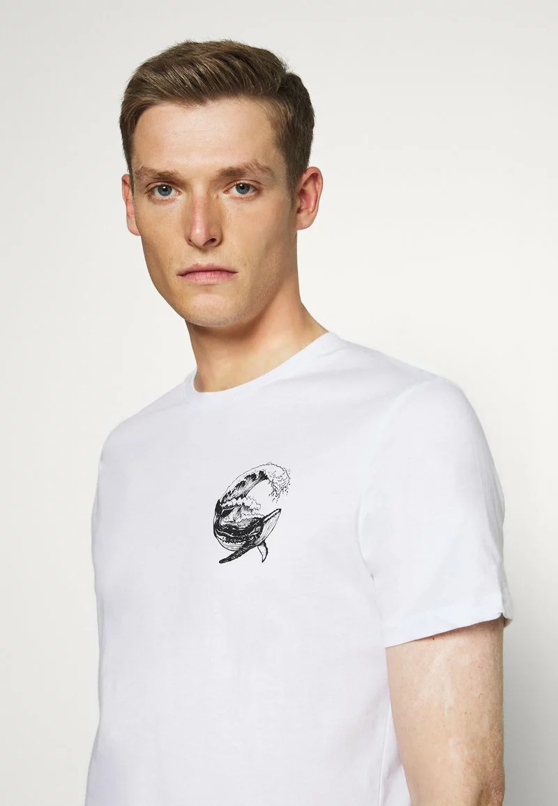 Pier One Uomo T-shirt Con Stampa - White 7 Pier One Uomo T-shirt Con Stampa - White - immagine 5