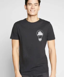Pier One Uomo T-shirt Con Stampa - Black