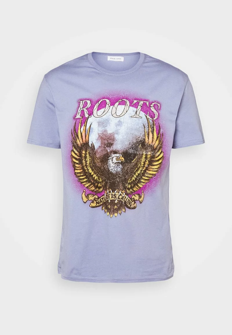 Pier One Uomo T-shirt Con Stampa - Lilac 9 Pier One Uomo T-shirt Con Stampa - Lilac - immagine 7
