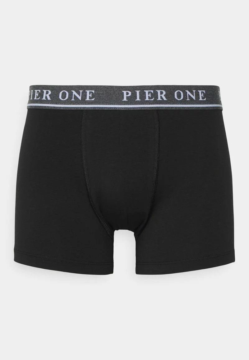 Pier One Uomo 5 PACK - Culotte - Black/mottled Dark Grey 4 Pier One Uomo 5 PACK - Culotte - Black/mottled Dark Grey - immagine 2