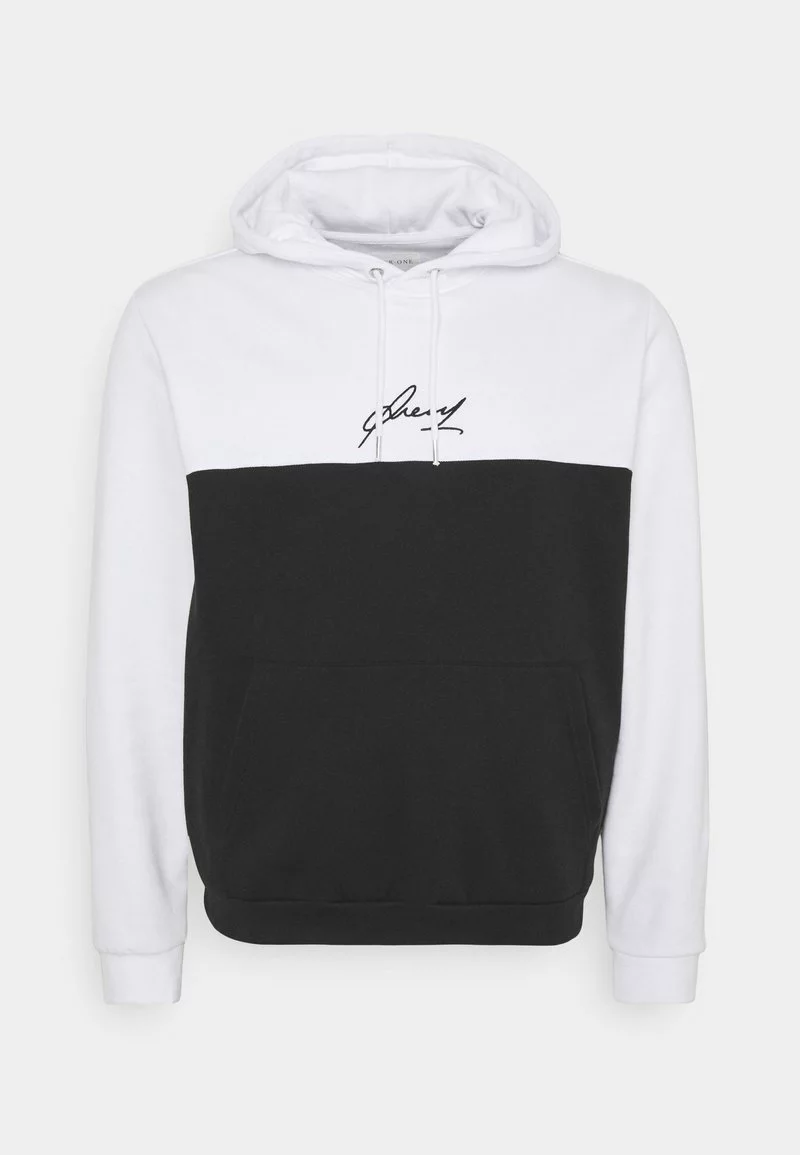 Pier One Uomo Felpa Con Cappuccio - Black- White 8 Pier One Uomo Felpa Con Cappuccio - Black- White - immagine 6