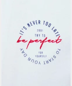 Pier One Uomo NEVER TOO LATE GRAPHIC T-SHIRT - T-shirt Con Stampa - White -Moda Perfetta 57b8d508056b496485454ca6c4504382