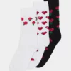 Pier One Uomo VALENTINES SOCK 3 PACK - Calze - Black/red/white 1 Pier One Uomo VALENTINES SOCK 3 PACK - Calze - Black/red/white -Moda Perfetta 57efcd70db71466d8a3b6be4a83cb1e1