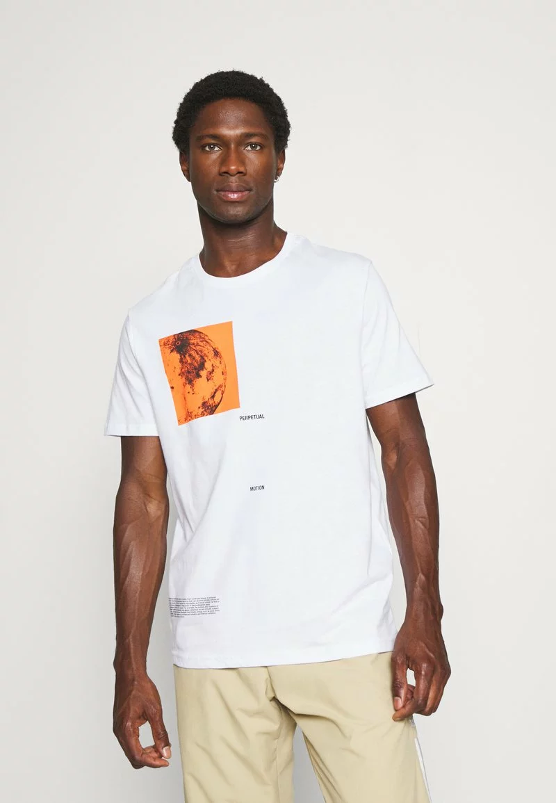 Pier One Uomo T-shirt Con Stampa - White 3 Pier One Uomo T-shirt Con Stampa - White