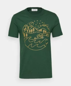 Pier One Uomo T-shirt Con Stampa - Dark Green -Moda Perfetta 58ebd793b2534b6b9c8b6248f8818b8f
