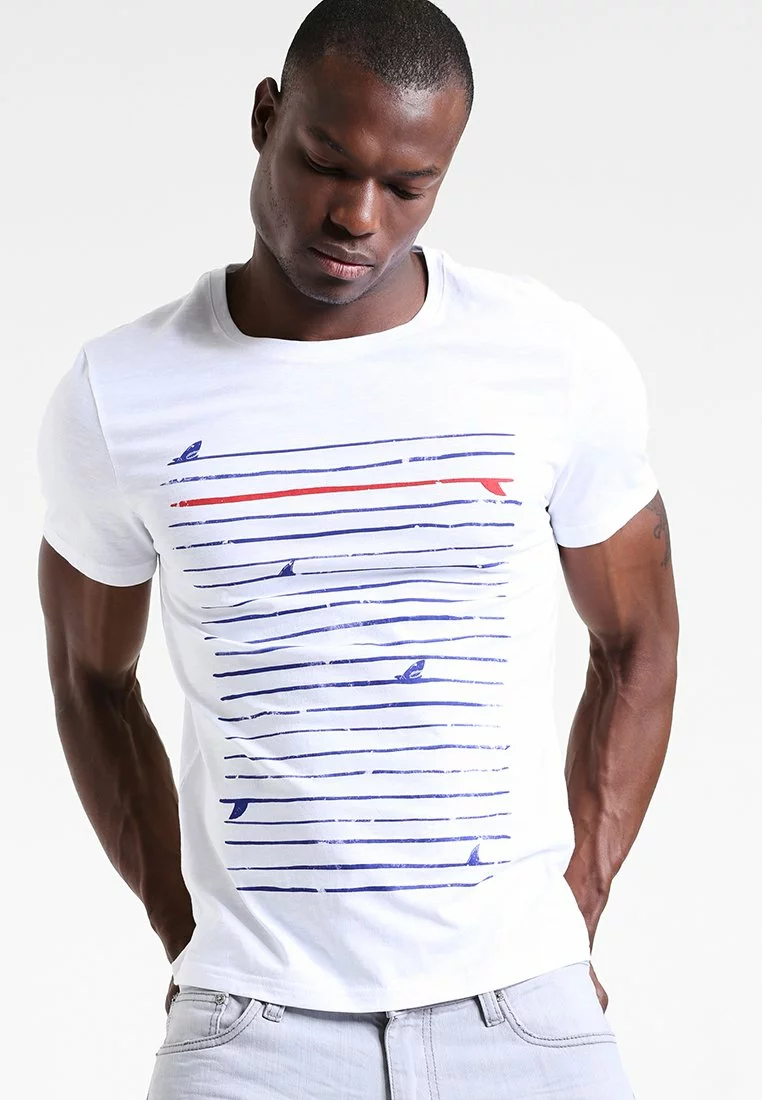 Pier One Uomo T-shirt Con Stampa - White 3 Pier One Uomo T-shirt Con Stampa - White