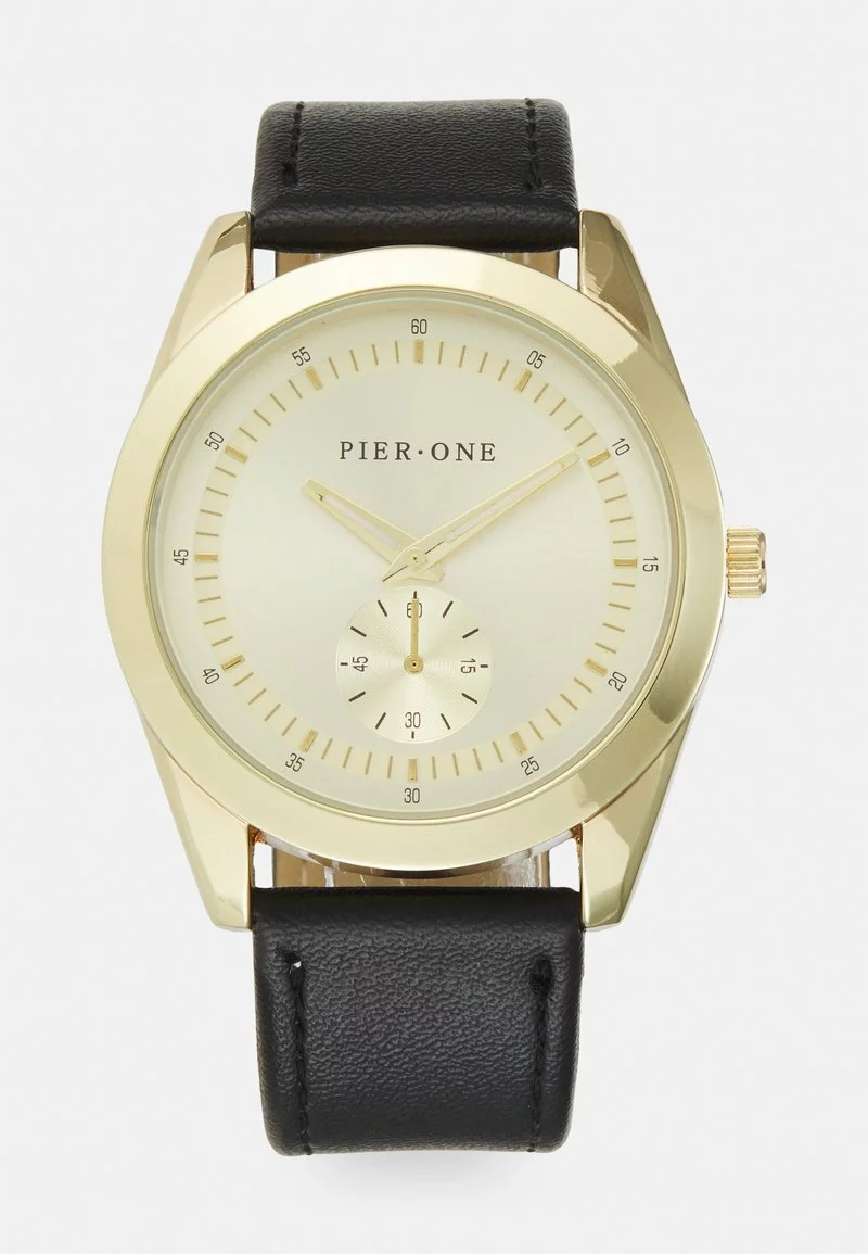 Pier One Unisex Orologio - Black/goldcoloured 3 Pier One Unisex Orologio - Black/goldcoloured