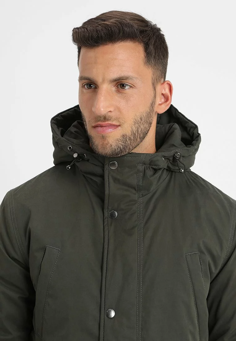 Pier One Uomo Parka - Dark Green 7 Pier One Uomo Parka - Dark Green - immagine 5
