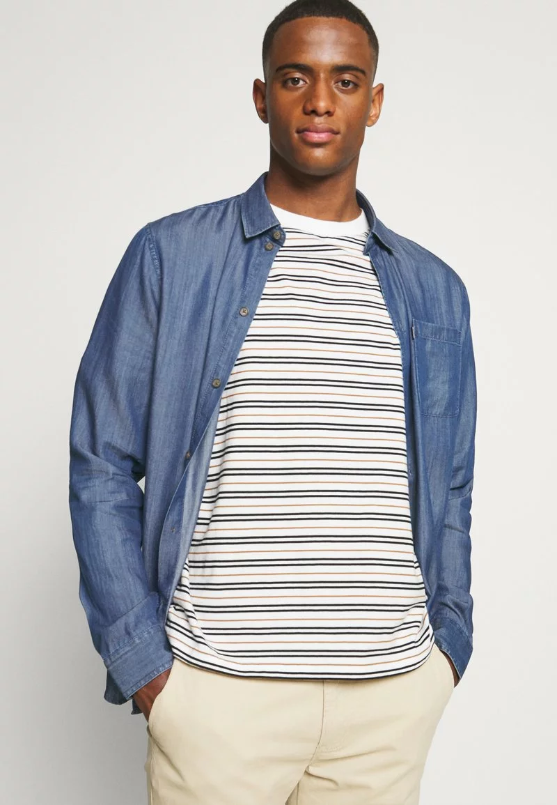 Pier One Uomo Camicia - Dark Blue 6 Pier One Uomo Camicia - Dark Blue - immagine 4