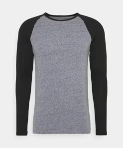 Pier One Uomo Maglietta A Manica Lunga - Blue -Moda Perfetta 5bebadd91894462984f2724e27e46f6c