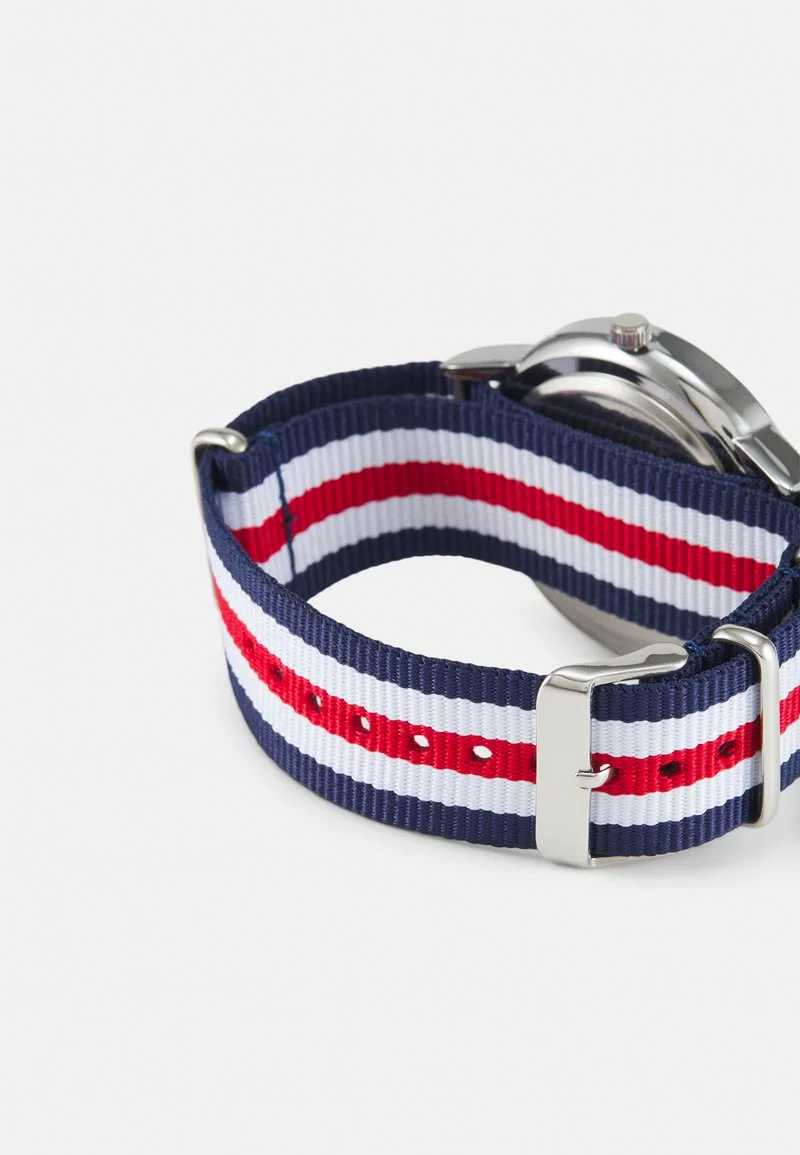 Pier One UNISEX - Orologio - Silver/blue/red 4 Pier One UNISEX - Orologio - Silver/blue/red - immagine 2