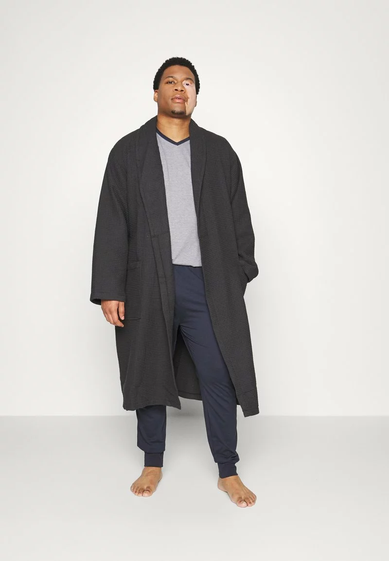 Pier One Uomo Accappatoio - Black 4 Pier One Uomo Accappatoio - Black - immagine 2