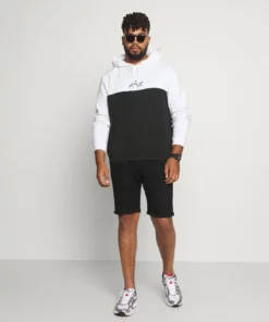 Pier One Uomo Felpa Con Cappuccio - Black- White 10 Pier One Uomo Felpa Con Cappuccio - Black- White -Moda Perfetta 5c7866a7c4db4faf9b079504fbca015d