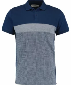 Pier One Uomo Polo - Dark Blue/mottled Grey -Moda Perfetta 5d3d6a419d0f4de0a62de84f21a5f3fe