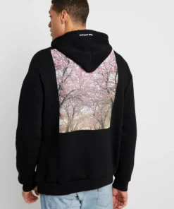 Pier One UNISEX - Felpa Con Cappuccio - Black