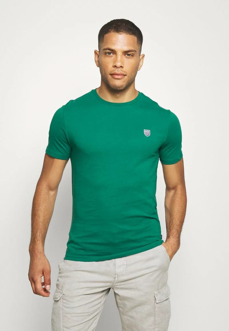 Pier One Uomo T-shirt Basic - Dark Green 6 Pier One Uomo T-shirt Basic - Dark Green - immagine 4