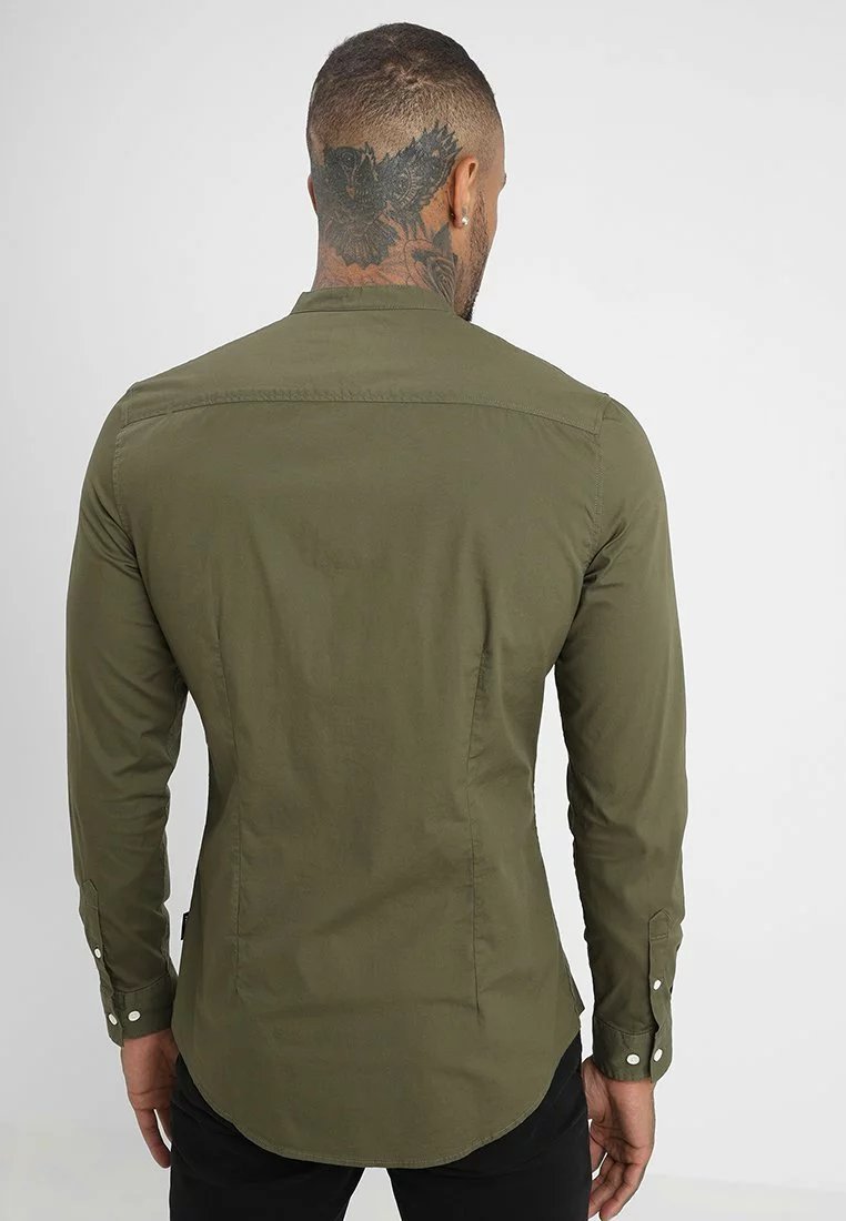 Pier One Uomo Camicia - Oliv 5 Pier One Uomo Camicia - Oliv - immagine 3