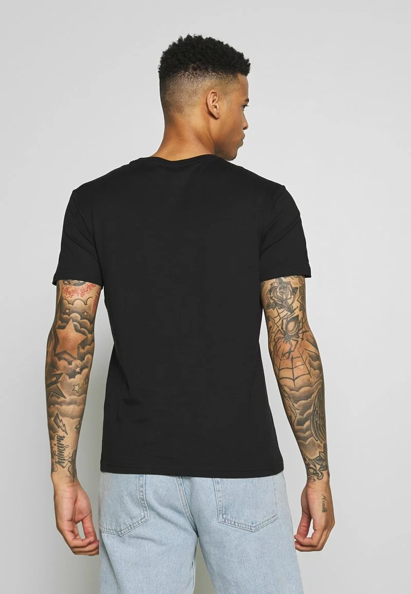 Pier One Uomo 3 PACK - T-shirt Basic - Black/ White 6 Pier One Uomo 3 PACK - T-shirt Basic - Black/ White - immagine 4