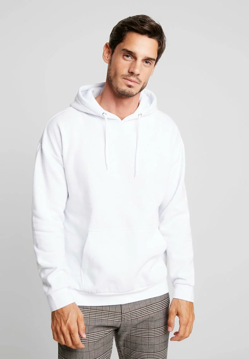 Pier One Uomo PLAIN SKATER HOODY - Felpa Con Cappuccio - White 3 Pier One Uomo PLAIN SKATER HOODY - Felpa Con Cappuccio - White