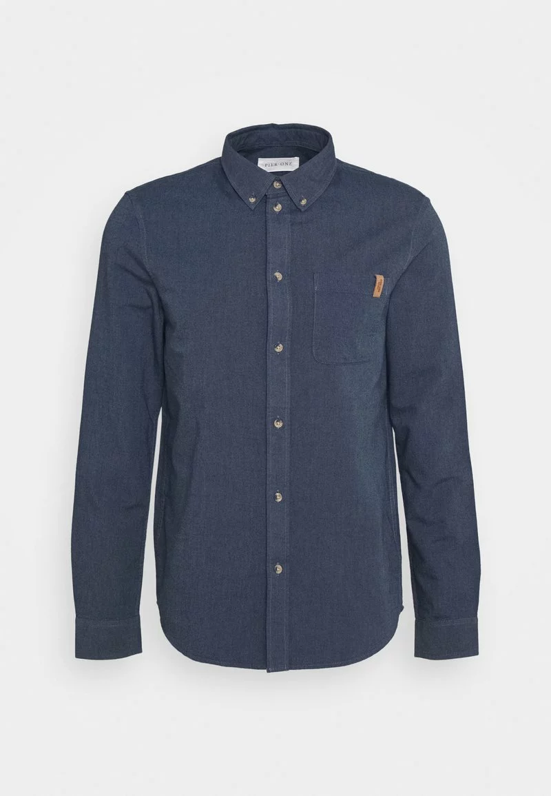 Pier One Uomo Camicia - Dark Blue 3 Pier One Uomo Camicia - Dark Blue