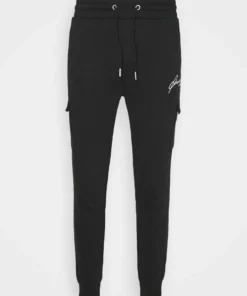 Pier One Uomo Pantaloni Sportivi - Black -Moda Perfetta 63c97382cfcc47418d91400ca9672912