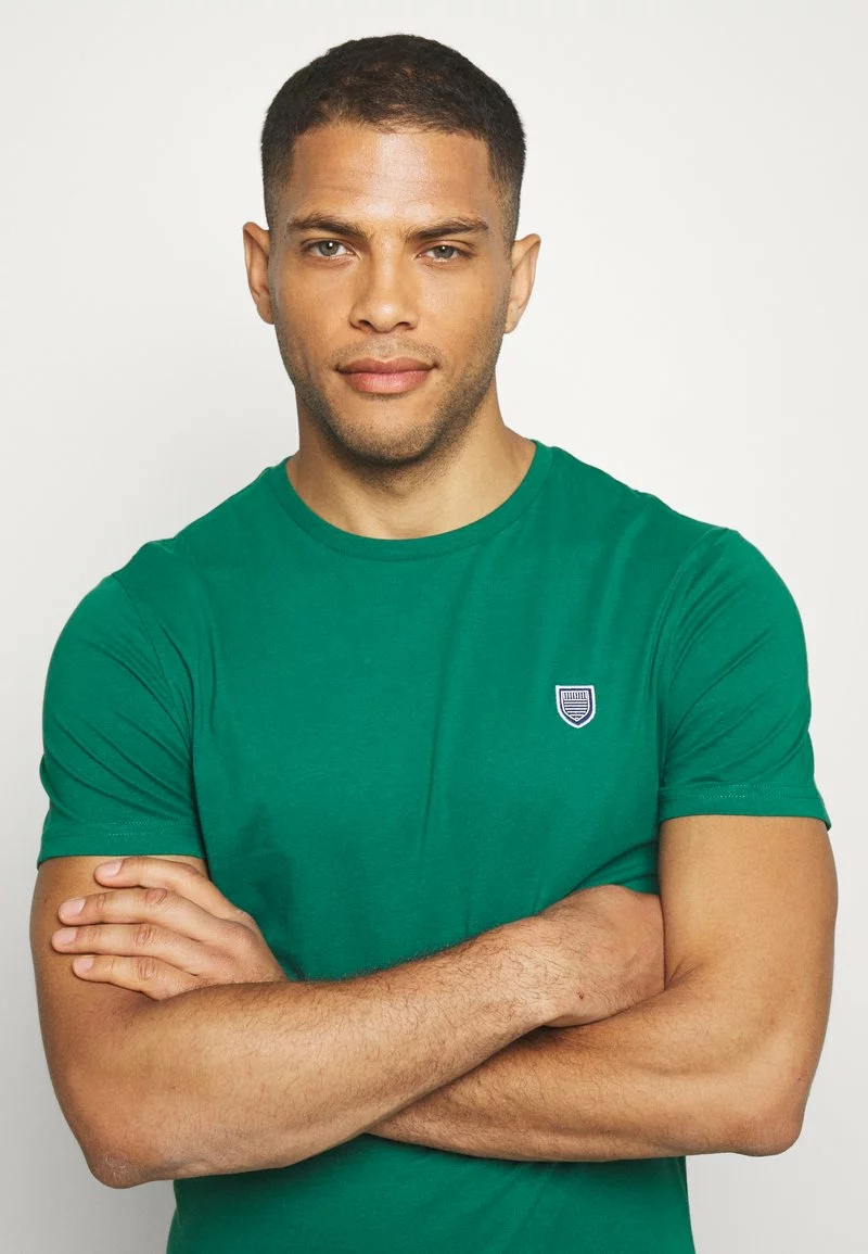 Pier One Uomo T-shirt Basic - Dark Green 3 Pier One Uomo T-shirt Basic - Dark Green