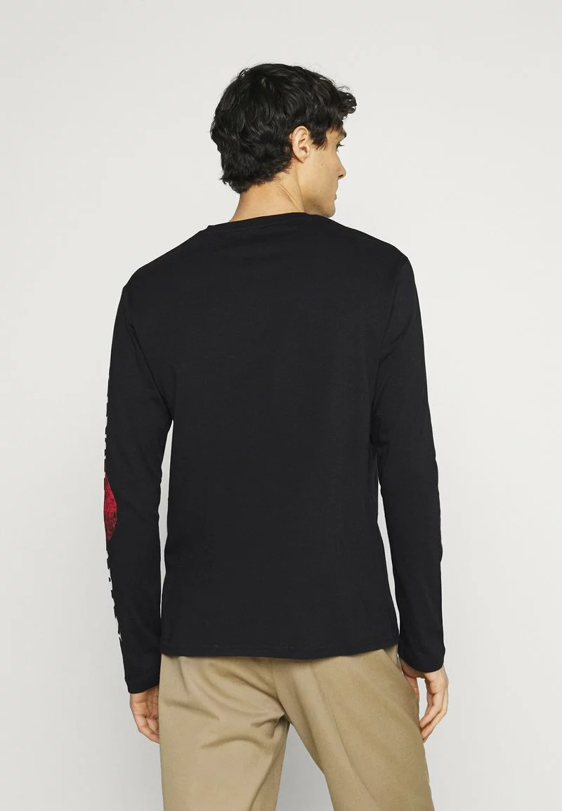 Pier One Uomo Maglietta A Manica Lunga - Black 5 Pier One Uomo Maglietta A Manica Lunga - Black - immagine 3