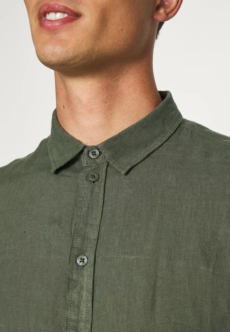 Pier One Uomo Camicia - Olive 8 Pier One Uomo Camicia - Olive - immagine 6
